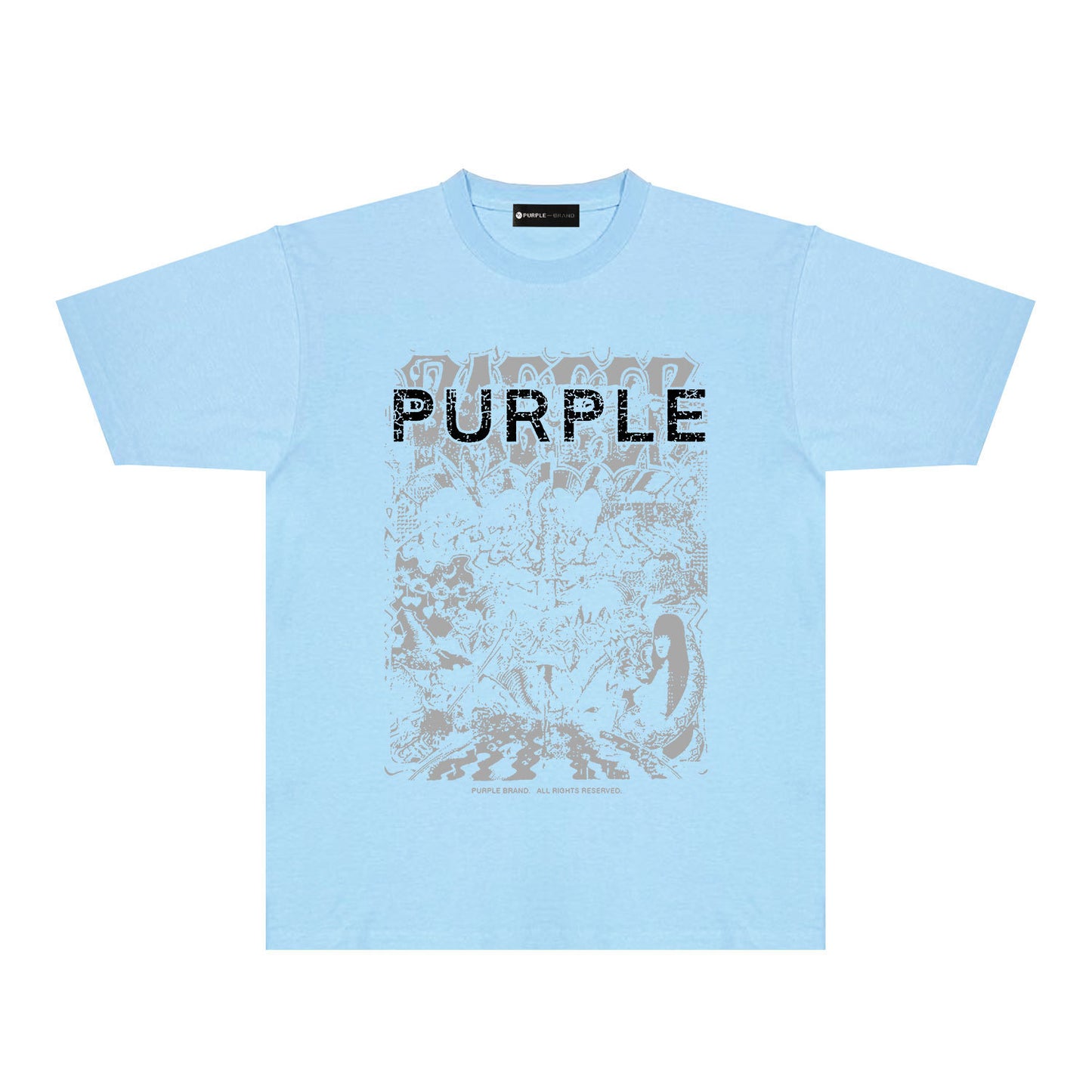 Street style Purple Brand T-shirt