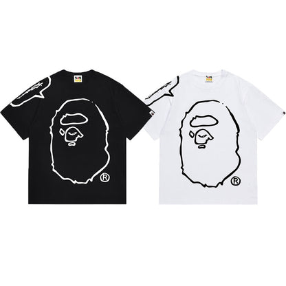 BAPE Ape Head Graphic Streetwear T-Shirt