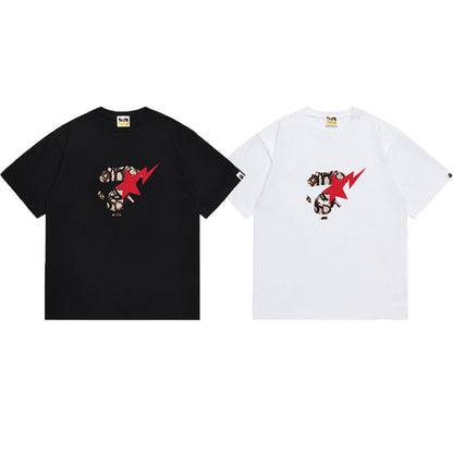 BAPE Ape Head Graphic Streetwear T-Shirt