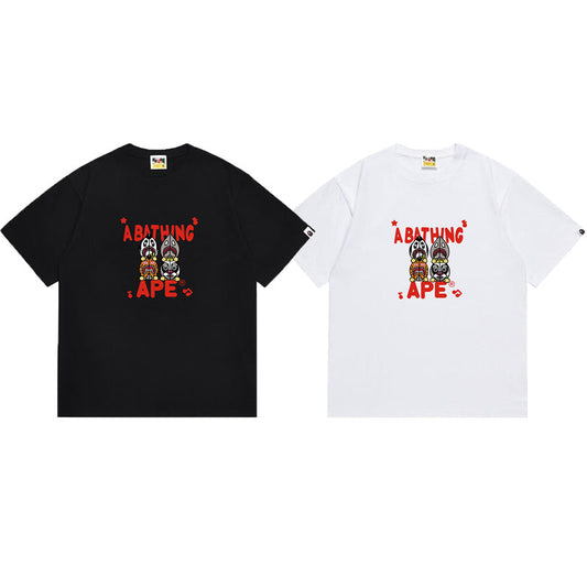 BAPE Ape Head Graphic Streetwear T-Shirt