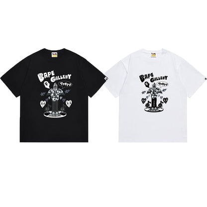 BAPE Ape Head Graphic Streetwear T-Shirt
