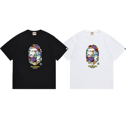 BAPE Ape Head Graphic Streetwear T-Shirt