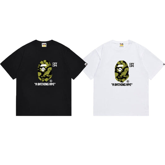 BAPE Ape Head Graphic Streetwear T-Shirt