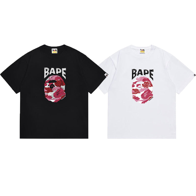 BAPE Ape Head Graphic Streetwear T-Shirt