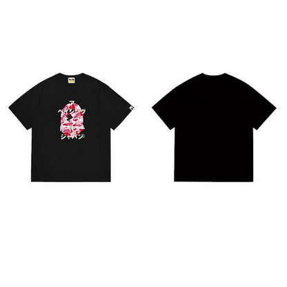 BAPE Ape Head Graphic Streetwear T-Shirt
