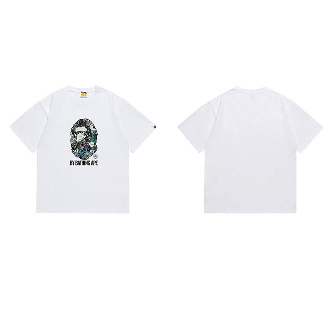 BAPE Ape Head Graphic Streetwear T-Shirt