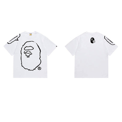 BAPE Ape Head Graphic Streetwear T-Shirt