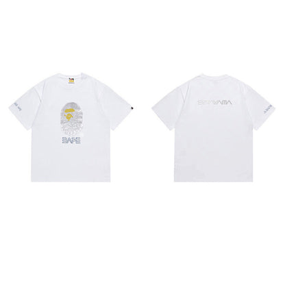 BAPE Ape Head Graphic Streetwear T-Shirt