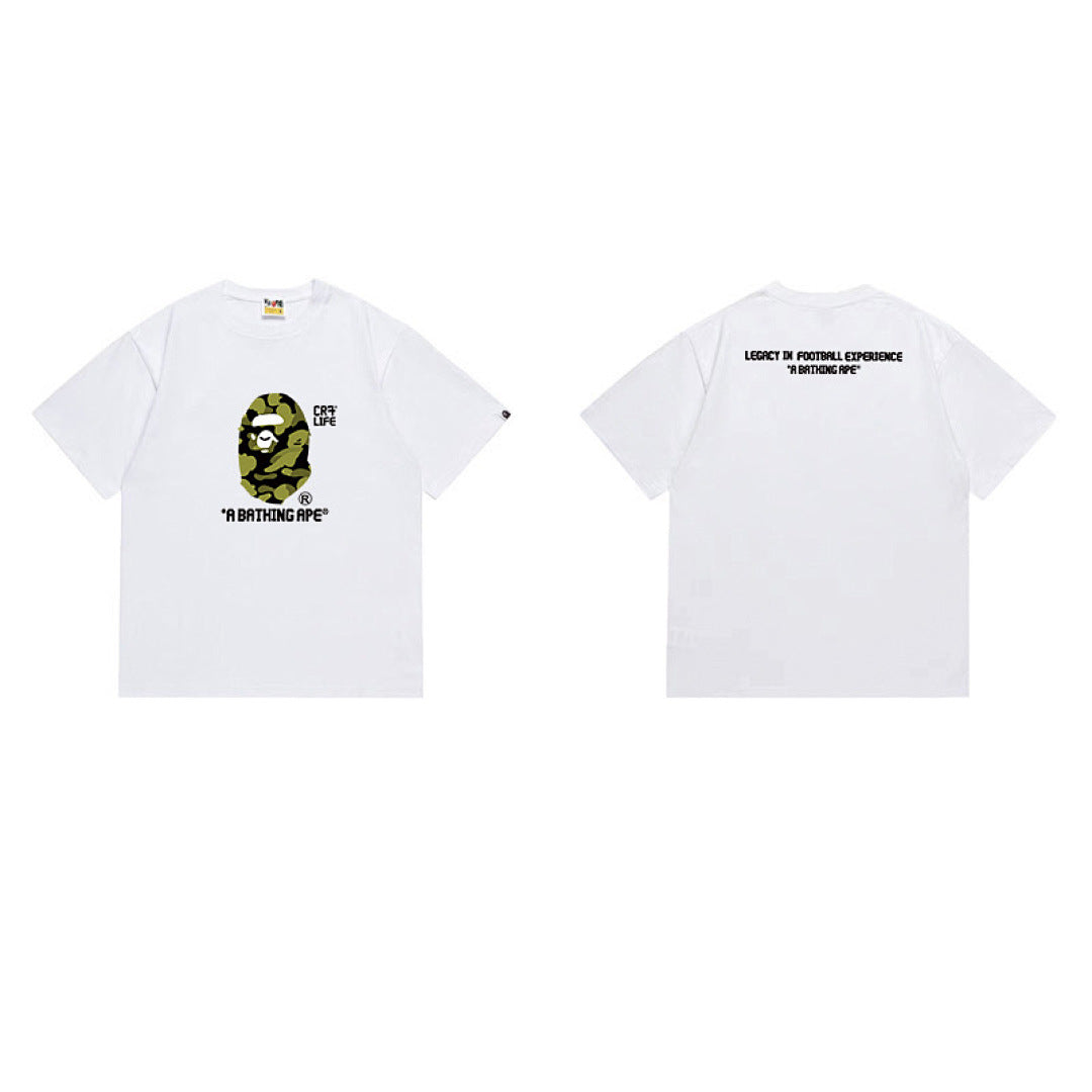BAPE Ape Head Graphic Streetwear T-Shirt