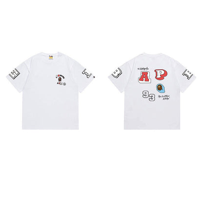 BAPE Ape Head Graphic Streetwear T-Shirt