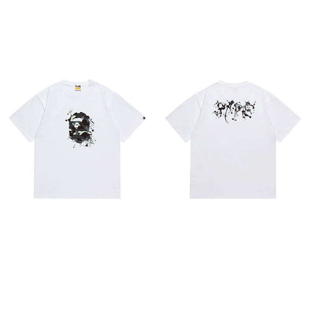 BAPE Ape Head Graphic Streetwear T-Shirt