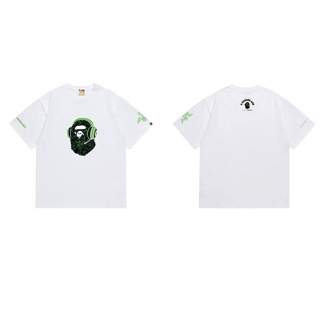 BAPE Ape Head Graphic Streetwear T-Shirt