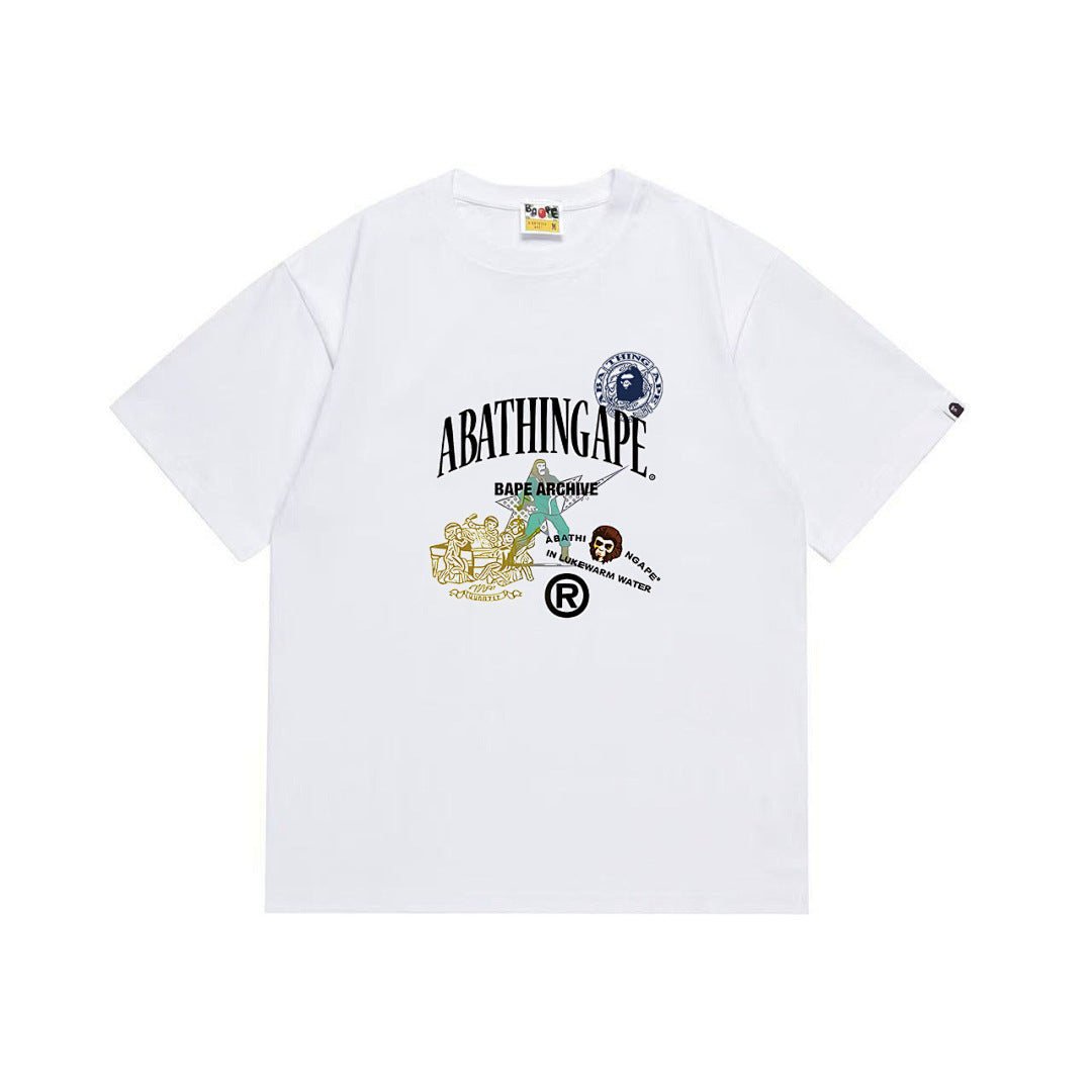BAPE Ape Head Graphic Streetwear T-Shirt