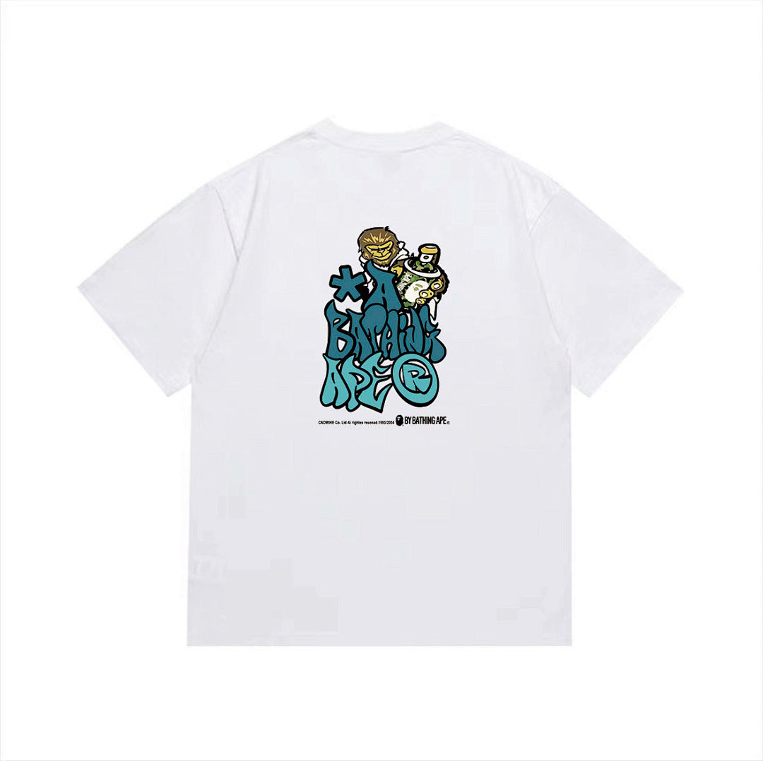 BAPE Ape Head Graphic Streetwear T-Shirt