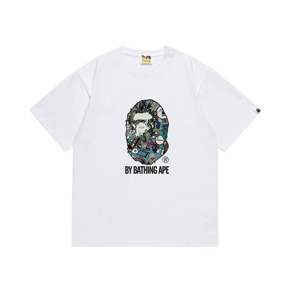 BAPE Ape Head Graphic Streetwear T-Shirt