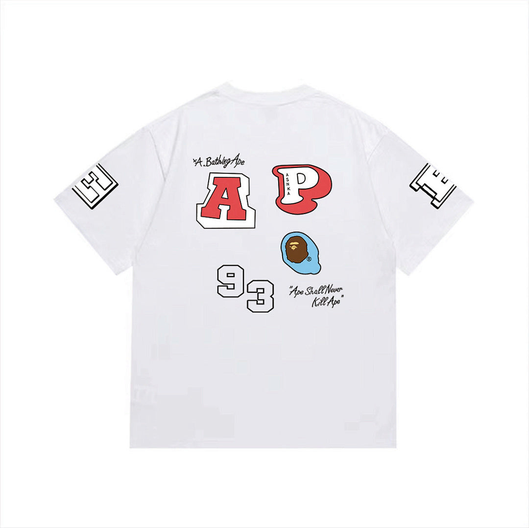 BAPE Ape Head Graphic Streetwear T-Shirt