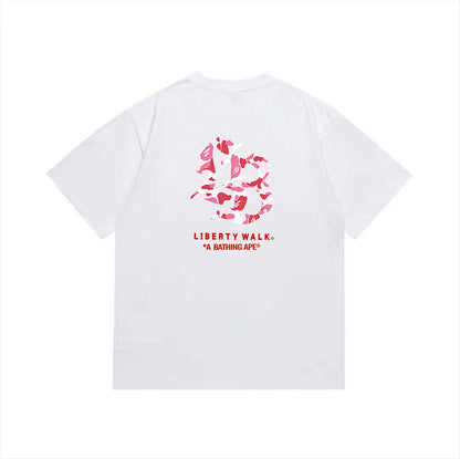 BAPE Ape Head Graphic Streetwear T-Shirt