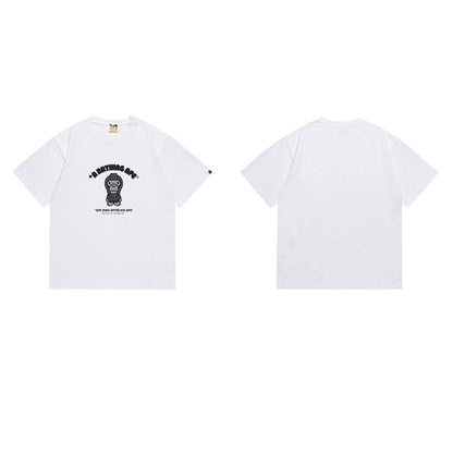 BAPE Ape Head Graphic Streetwear T-Shirt