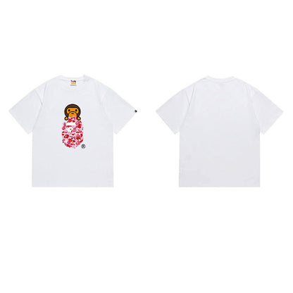BAPE Ape Head Graphic Streetwear T-Shirt