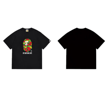 BAPE Ape Head Graphic Streetwear T-Shirt