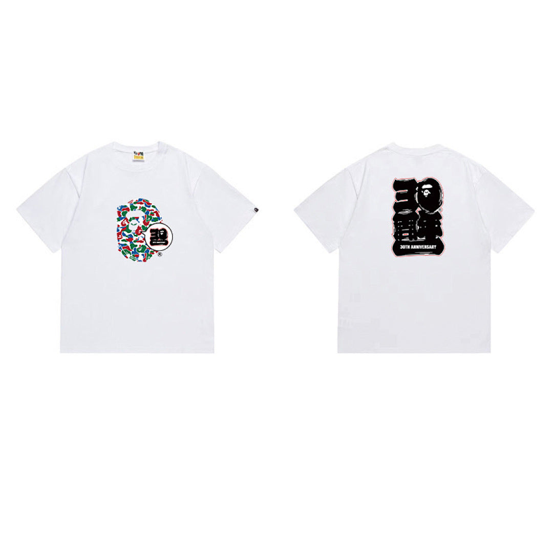 BAPE Ape Head Graphic Streetwear T-Shirt