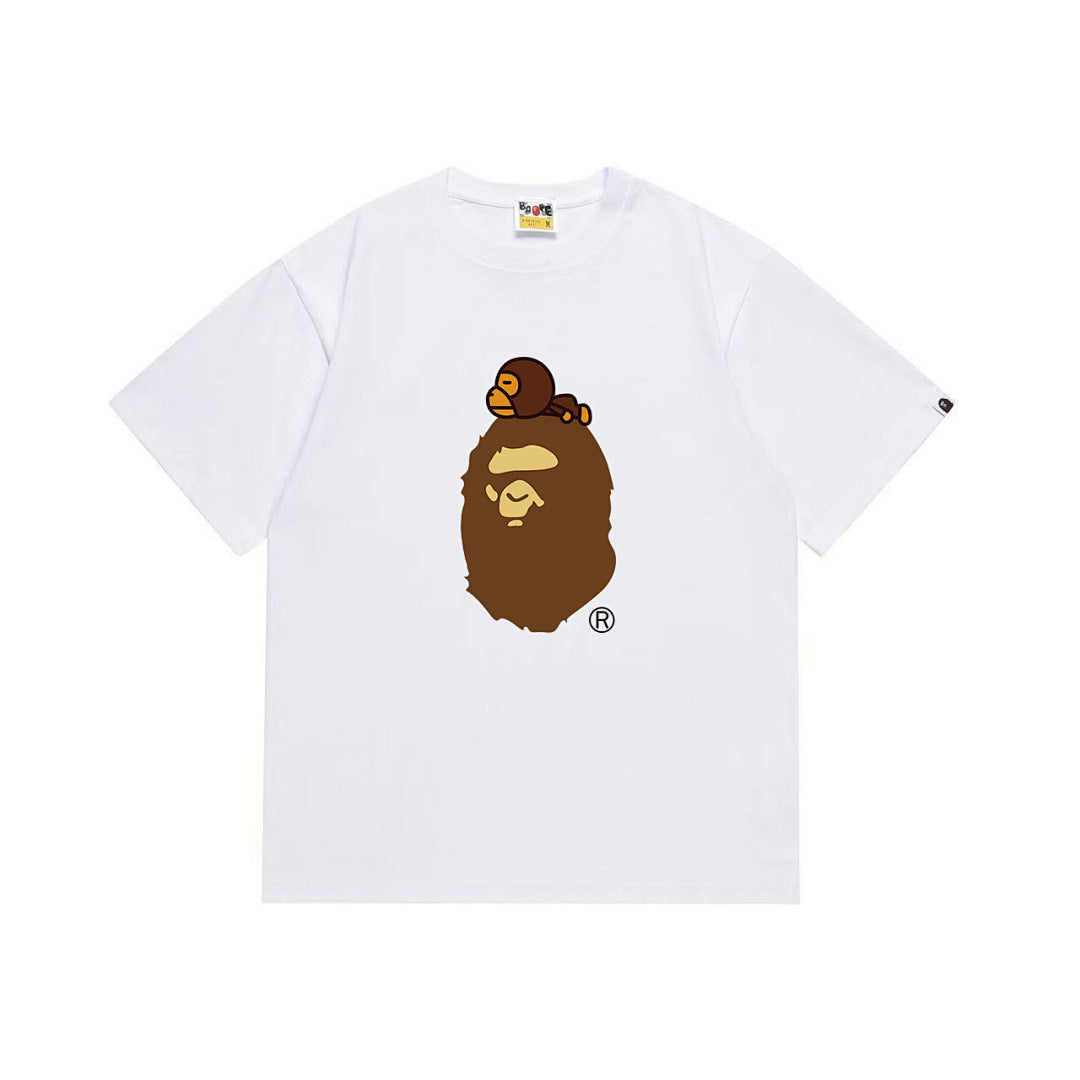 BAPE Ape Head Graphic Streetwear T-Shirt
