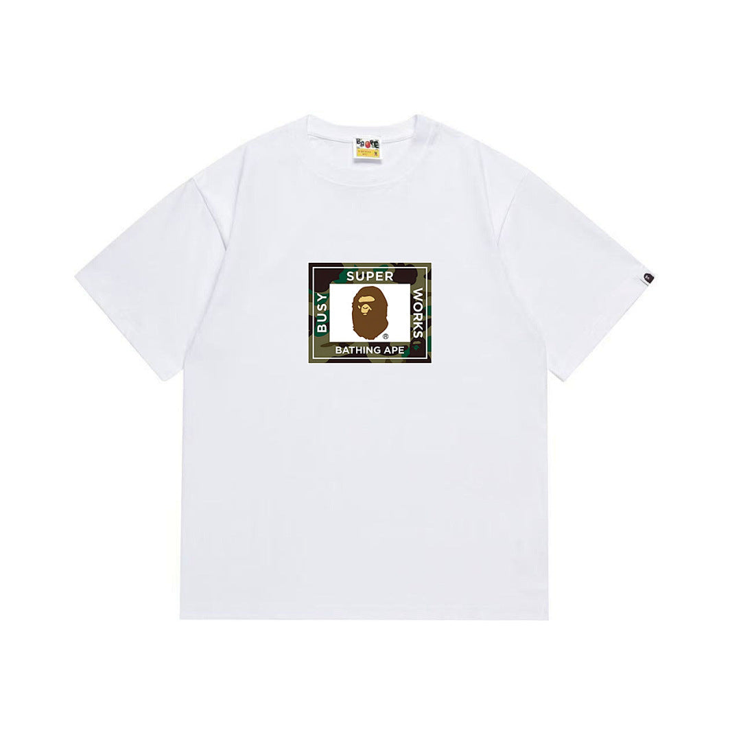 BAPE Ape Head Graphic Streetwear T-Shirt