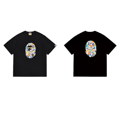 BAPE Ape Head Graphic Streetwear T-Shirt