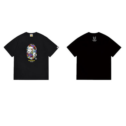 BAPE Ape Head Graphic Streetwear T-Shirt