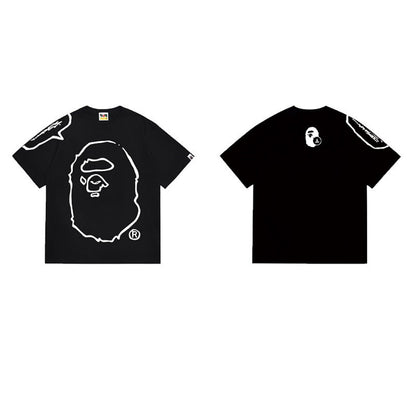 BAPE Ape Head Graphic Streetwear T-Shirt