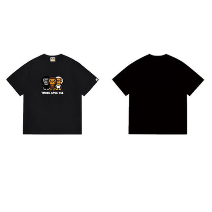 BAPE Ape Head Graphic Streetwear T-Shirt