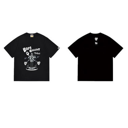 BAPE Ape Head Graphic Streetwear T-Shirt