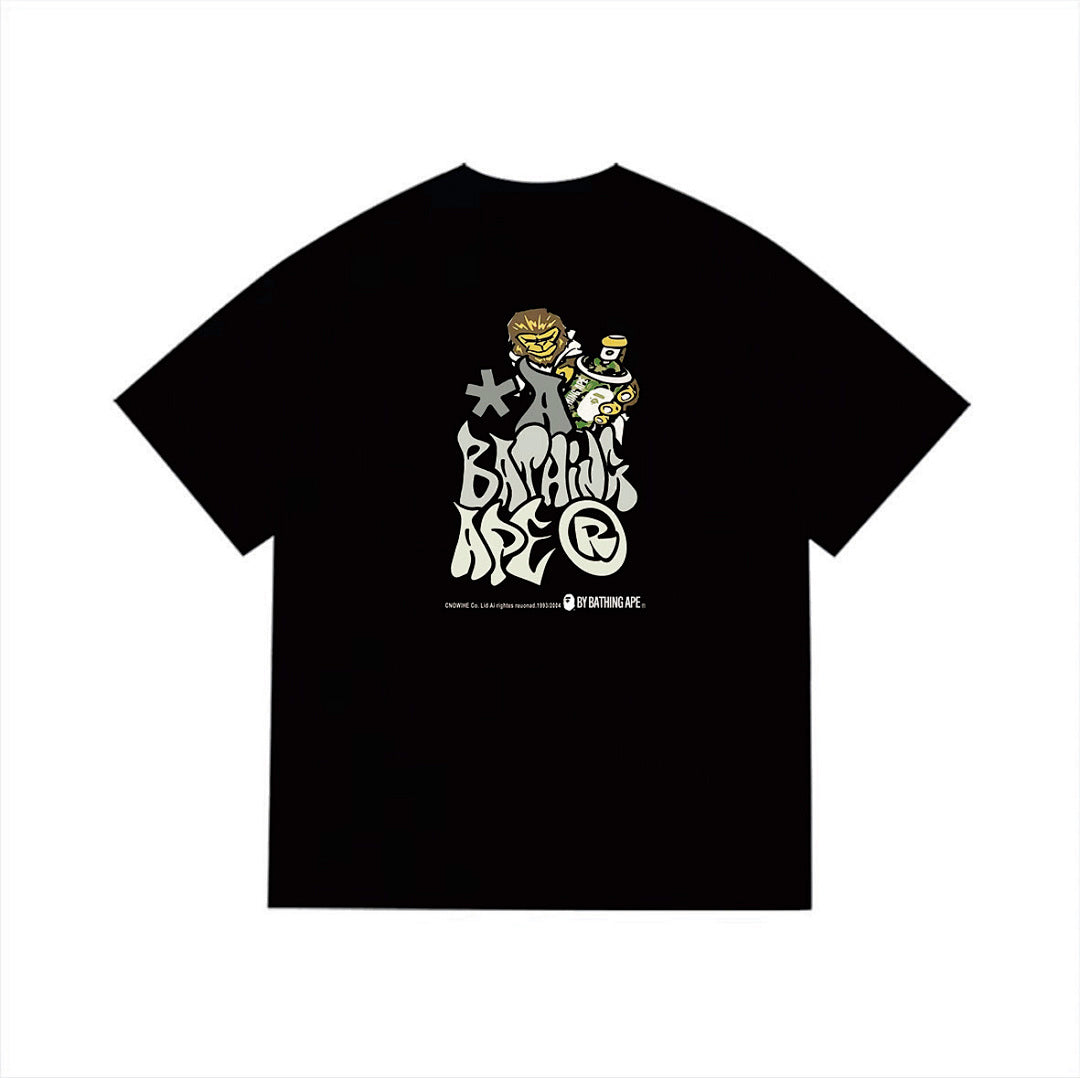 BAPE Ape Head Graphic Streetwear T-Shirt