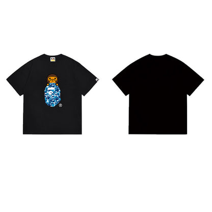 BAPE Ape Head Graphic Streetwear T-Shirt