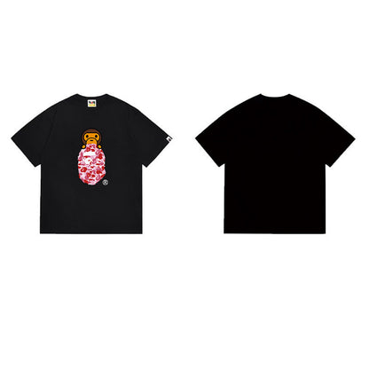 BAPE Ape Head Graphic Streetwear T-Shirt