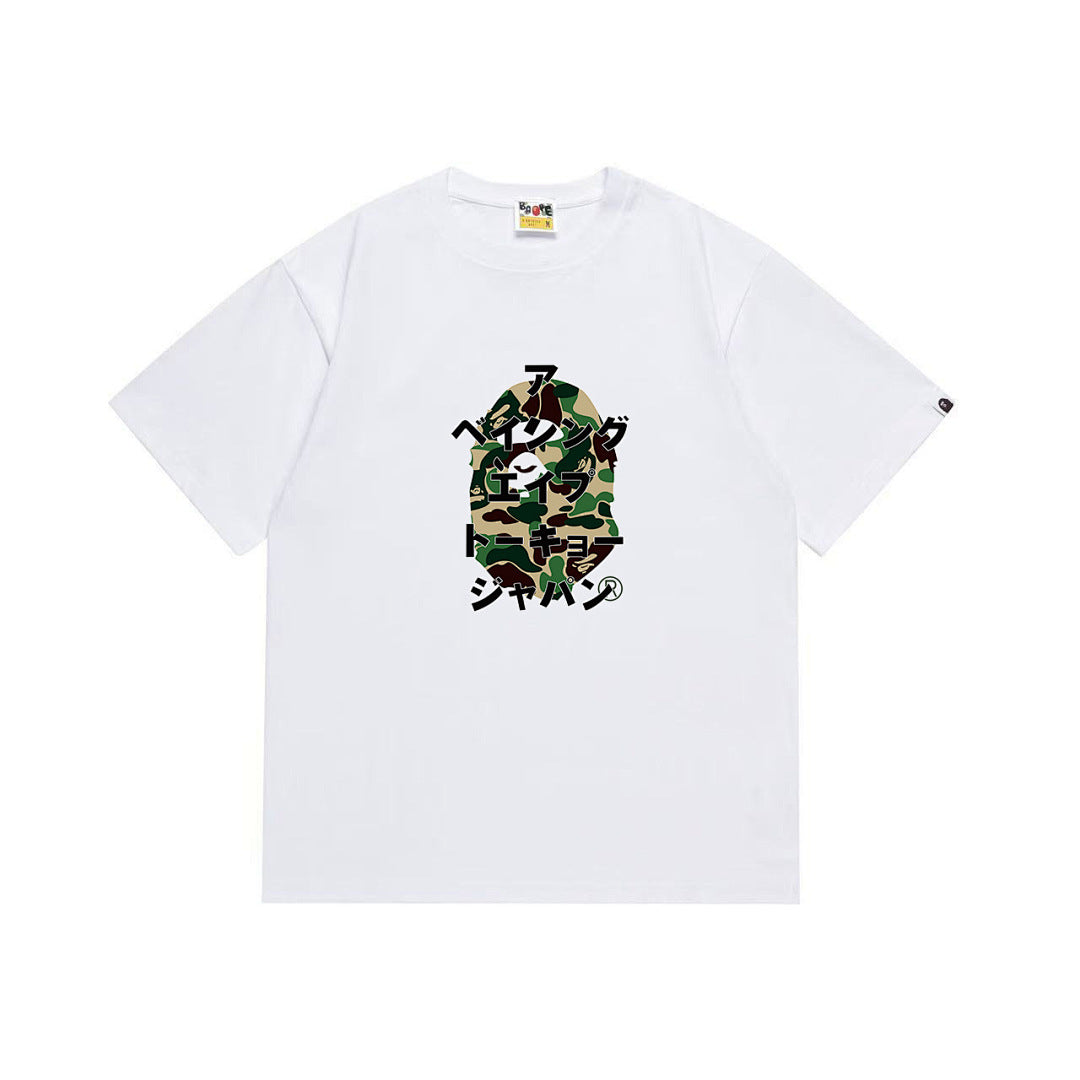 BAPE Ape Head Graphic Streetwear T-Shirt