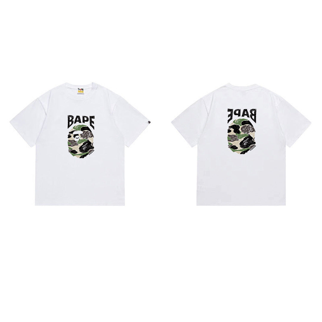 BAPE Ape Head Graphic Streetwear T-Shirt