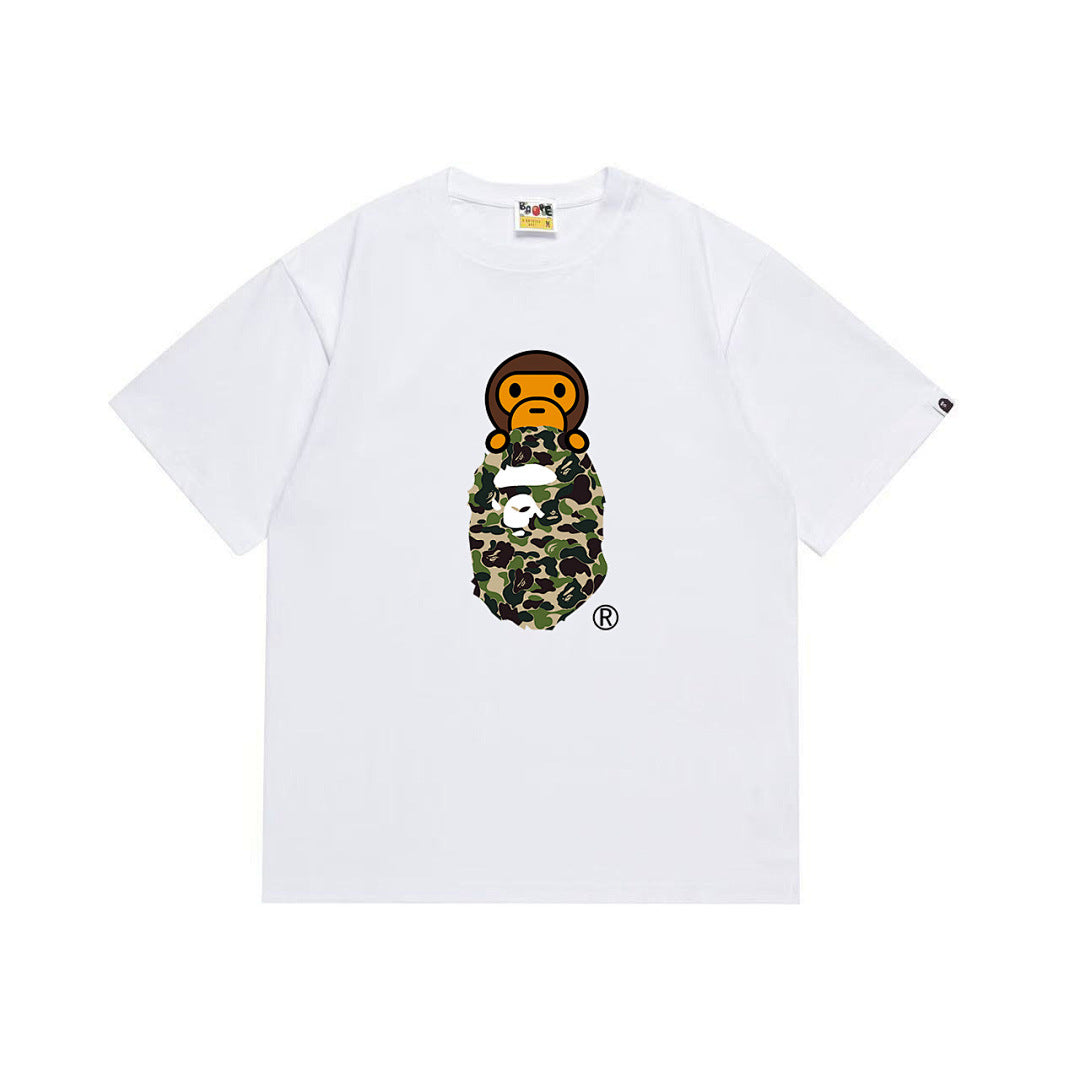 BAPE Ape Head Graphic Streetwear T-Shirt