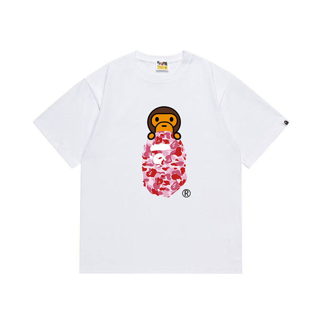 BAPE Ape Head Graphic Streetwear T-Shirt