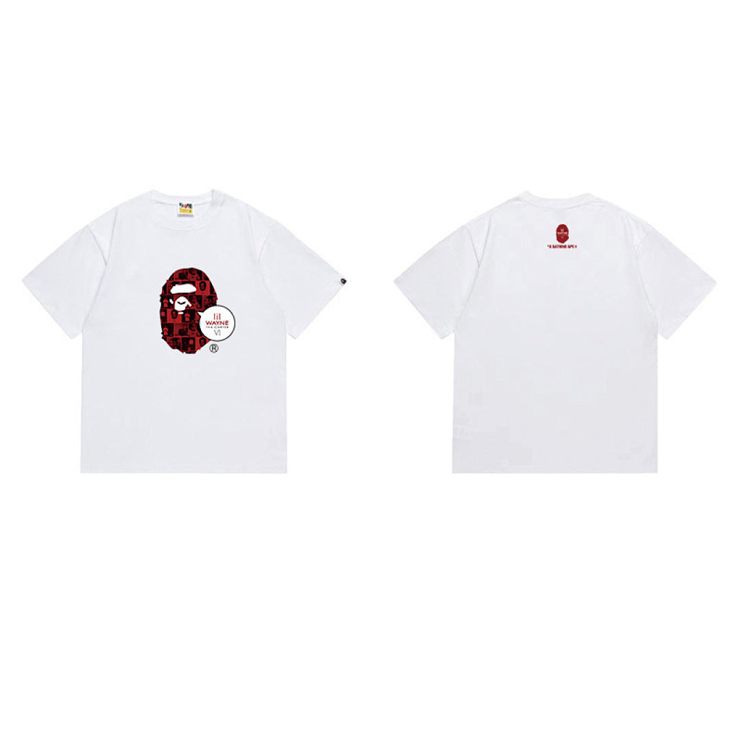 BAPE Ape Head Graphic Streetwear T-Shirt