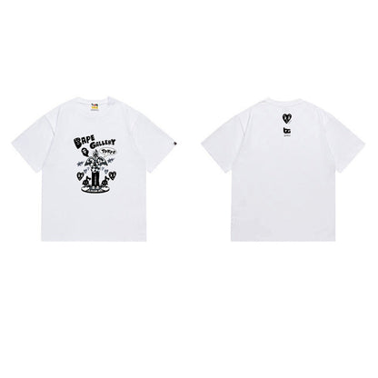 BAPE Ape Head Graphic Streetwear T-Shirt