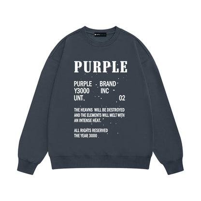 Street style Purple Brand sweatshirts
